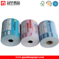 Rollo de papel térmico certificado de ISO 76mm, 80mm para POS